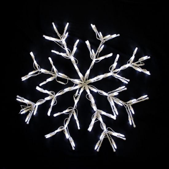 Snowflake LED Pure White 28"