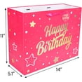 thumbnail image 5 of 2026 New 14 Inch Gold Foil Birthday Gift Bag, Large Party Bag with Tissue Paper, Card, Envelope and Gift Tag, 5 of 6