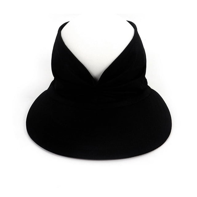 Chapeau Femme Été Chapeau de Soleil Extérieur Filles Visière de Plage Casquette Dames Queue de Cheval Chapeau Réglable Rouge