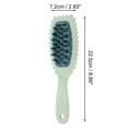 thumbnail image 5 of Unique Bargains 1 Pc Wave Edge Hair Shampoo Brush for Head Massage 8.86"x2.83"x1.3" Deep Green, 5 of 6