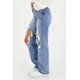 thumbnail image 2 of Jeans Wide Leg Balam / Juvenil, 6388 (Medio) azul ECH, 2 of 5