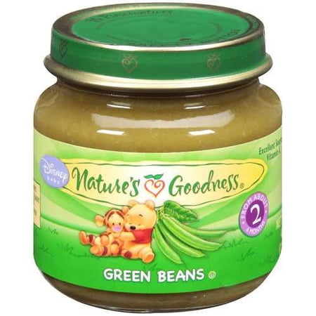 Nature's Goodness: Green Beans Baby Food, 4 Oz