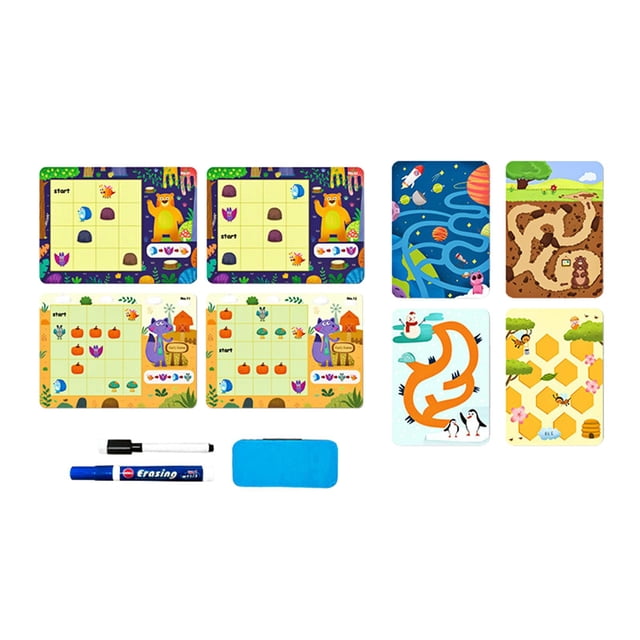 Magia Doodle Pintura Escritura Dibujo color Matemáticas Combinación de juguetes de aprendizaje Juguetes educativos Regalos para niñ de 4 a 8 años CUTICAT dibujo de tarjeta de arte