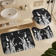 thumbnail image 6 of 4 Pcs The Munsters Shower Curtain Set with Rugs, Bathroom Set with Shower Curtain And Rugs with 12 Hooks for Bathroom Decor, 6 of 7