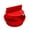 Red, variant on Wovilon Foldable Fryer Silicone Pot No More Cleaning Basket After Using The Fryer -[8.5Inch]