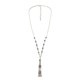 thumbnail image 5 of Collar con colgante de borlas Yashi retro elegante para mujer cadena tipo suéter dorado 29551, 5 of 5