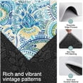 thumbnail image 3 of Blue Paisley and Floral Pattern Kitchen Rugs Sets Of 3,Kitchen Runner Rugs Non Skid Washable,Decorative Kitchen Floor Mats for Kitchen,Sink,Laundry,17"x30"+ 17"x47" + 17"x59", 3 of 6