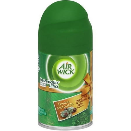Air Wick Frosted Pine & Twinkling Lights Freshmatic Ultra Automatic Air Freshener Spray Refill, 6.17 Oz.