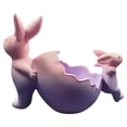 thumbnail image 1 of kjfeif 3D Printed Bunny Family Storage Box, Easter Bunny Bowl for Candy Snacks and Fruit, Decorative Rabbit Figurine Serving Dish for Easter Party Table Decor, 1 of 6