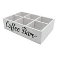 thumbnail image 1 of Contenedor De Cápsulas De Café, Organizador De Estación De Café De Con Divisores Extraíbles Y Cesta Con Asa Para Paquetes De Azúcar Y Té, 1 of 7