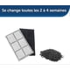 thumbnail image 4 of Drinkwell Replacement Filter Cartridges for Original, Platinum and Mini Dog and Cat Water Fountains - Natural Material - Pack of 3, 4 of 5