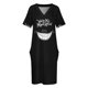 thumbnail image 4 of Estamos todos locos aquí - vestido largo con bolsos para mujer vestido de graduación mangas largas para mujer vestidos anchos, 4 of 7
