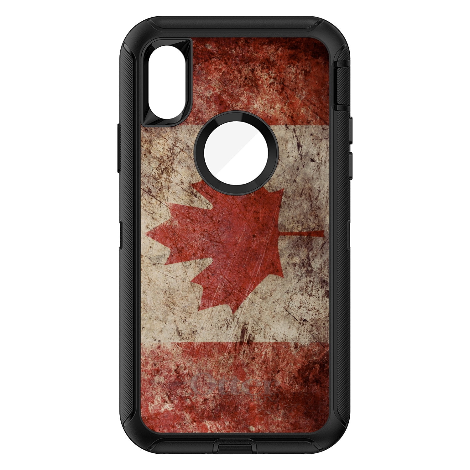 DistinctInk Custom Black OtterBox Defender Series Case for Apple iPhone X 10... by DistinctInkâ„¢