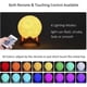 thumbnail image 2 of 3d Moon Lamp, 15cm Rgb Moon Lamp, 16 Colors 4 Lighting Modes, Led Night Light, 2 of 5
