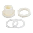 thumbnail image 4 of Uxcell Spigot Faucet Kit ABS G1/2 Female Bulkhead Fitting with Ball Valve 19mm Barb Hose Connector, 4 of 5