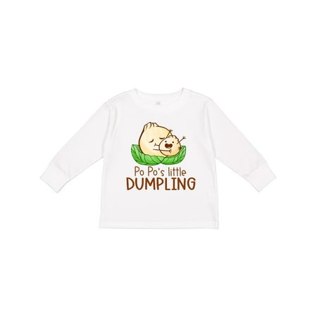 

Inktastic Po Po s Little Dumpling Gift Toddler Boy or Toddler Girl Long Sleeve T-Shirt