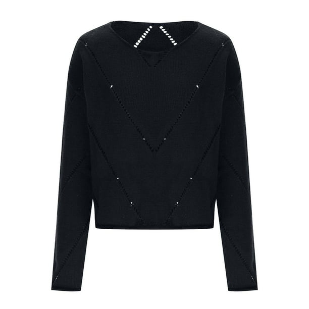 Tops de trabajo para mujer,Suéter con capucha extragrande para mujer, blusa informal de manga larga, mezcla de poliéster suave, cuello redondo para usar en casa, sopatenor