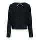 thumbnail image 1 of Camisetas para mujer,Suéter con capucha extragrande para mujer, blusa informal de manga larga, mezcla de poliéster suave, cuello redondo para usar en casa, sopatenor, 1 of 8
