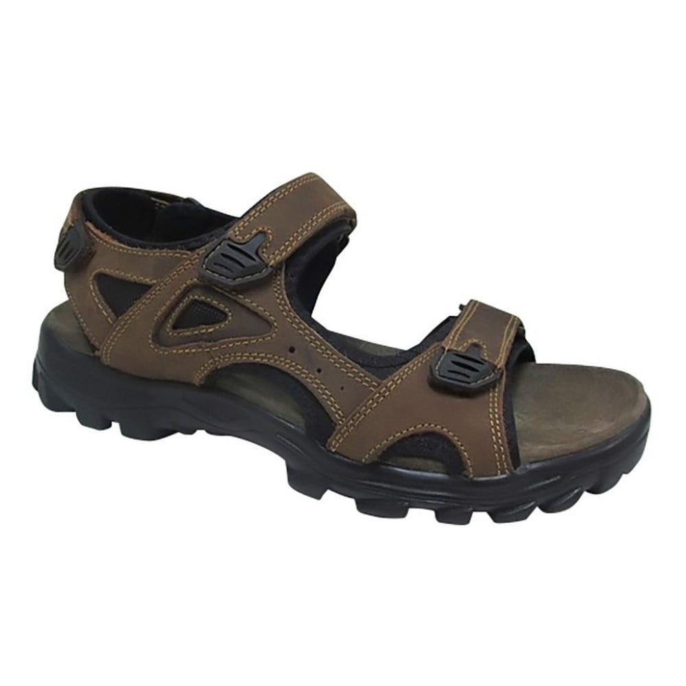 Roamers Mens Three Point Touch Fastening Sandals 
