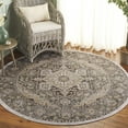 thumbnail image 2 of SAFAVIEH Hazel Emil Oriental Area Rug, Green/Brown, 6' x 6' Round, 2 of 10