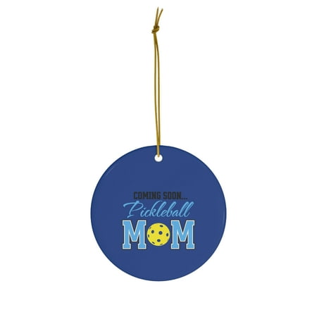 

Pickleball New MOM Blue Text | Baby Shower Holiay Gift