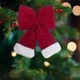 thumbnail image 4 of Christmas Decorations Christmas Tree Decoration Fmlxio Christmas Flannel Bow Tie Finished Product Three Dimensional Bow Decoration, 4 of 6