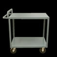 thumbnail image 2 of Durham RSCE-2448-2-3.6K-ALD-95 48 x 24 x 43.75 in. 2 Shelf Heavy Rolling Stock Cart with Ergonomic Handle & All Lips Down, Gray, 2 of 4