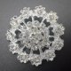 thumbnail image 1 of Lote de 12 broches de flores de cristal con diamantes de imitación transparentes, broches para ramo de boda Diy, 1 of 2