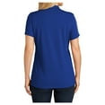 thumbnail image 5 of Womens Dry Zone UV Polyester Micro-Mesh Polo True Royal Medium, 5 of 5