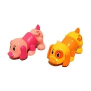 Puppy Pals Set Of 12 Wind Up Colorful Dogs