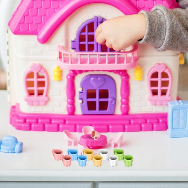 20pcs Decorativo Miniatura Copa de agua Taza Adorno Simulación Mini Cops