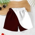 thumbnail image 6 of Kids Boys Sporty Shorts Elastic Waist Drawstring Color Block Athletic Bottoms for Running Training Gym Playwear, 4T-15Y, 6 of 8