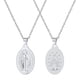 thumbnail image 1 of Collar de plata de ley 925 U7 con la Virgen María y cadena de 50 cm, 1 of 9