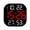 Black, white, and red, variant on ANXPTIME Multifunctional Digital Clock Temperature Display 2 Alarm Timer Remote Control