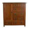 thumbnail image 3 of Crafters and Weavers Craftsman 7-Drawer Solid Wood Chest in Cherry, 3 of 3