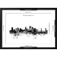 thumbnail image 5 of Art.com Sacramento California Skyline Art Print by Michael Tompsett, Black Frame Wall Art, 23" x 17", 5 of 5