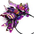 thumbnail image 2 of Diadema de mariposa - Tocado de mariposa monarca para fiestas de té, disfraces de Halloween y accesorios de vestir para mujer, elegante pieza para el cabello, 2 of 6