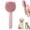 Pink, variant on Self-Cleaning Slicker Brush for Cats and Dogs, Cute Shape Stainless Steel Pet Needle Comb, Effective Floating Hair Removal Grooming Tool,Pink