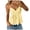 Yellow, variant on Women's Babydoll Tops Sleeveless V Neck Peplum Crop Wrap Top Cute Summer Tie Front Camisole (Yellow, S)