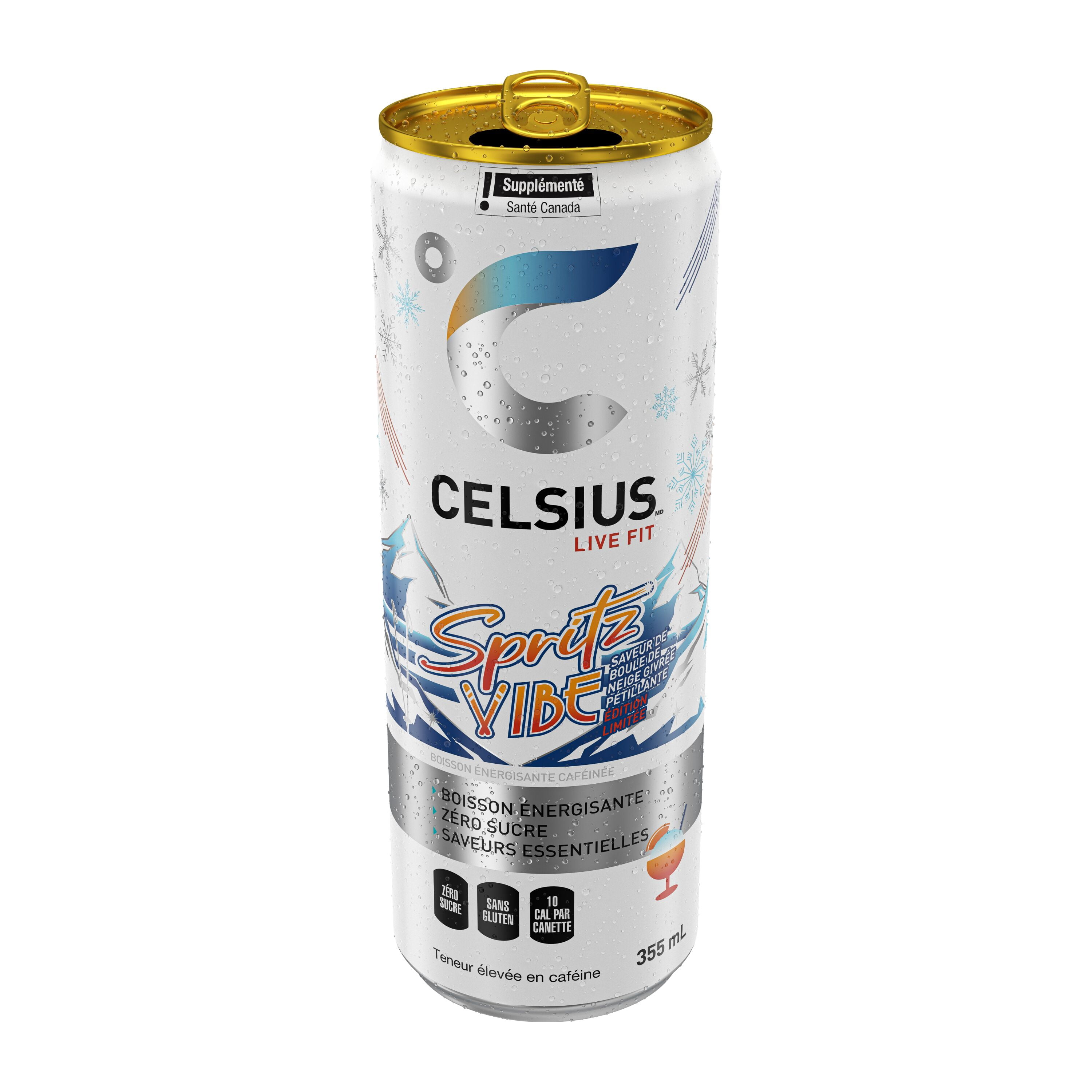 Celsius Spritz Vibe Energy drink 355 ml Can