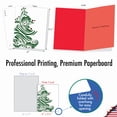 thumbnail image 2 of 10 Merry Christmas Note Cards Assorted (4 x 5.12 Inch) - JUST FIR YOU M5019, 2 of 6