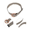 thumbnail image 4 of Unique Bargains 1 Pc Adjustable Waist Belt Braided Design Waist Cord Black Beige, 4 of 5