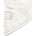 thumbnail image 6 of Unique Loom Madeline Vintage Collection Area Rug - Jackson (3' Round Ivory/Pink), 6 of 7