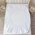 thumbnail image 2 of HLONK Smyrna Protège-Matelas Imperméable Taille Simple TG Poche Profonde Respirant Rafraîchissant Housse Matelassée 17”, 2 of 6