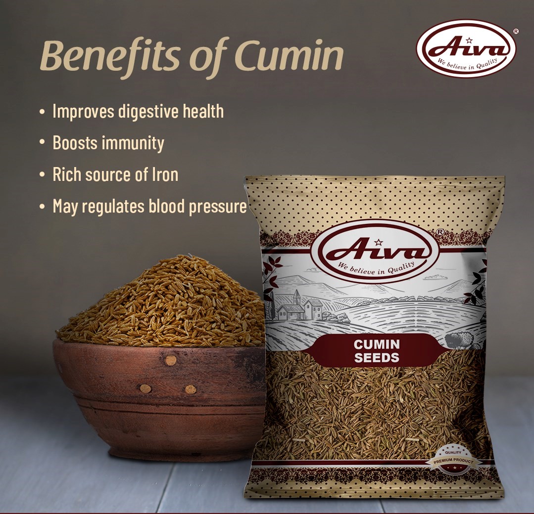 Aiva Cumin Seeds (Jeera) - 5 LB