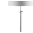 thumbnail image 6 of JONATHAN Y June 65" Adjustable Metal/Marble LED Floor Lamp, Chrome, 6 of 8