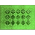 thumbnail image 1 of Ahgly Company Indoor Rectangle Oriental Green Traditional Area Rugs, 5' x 7', 1 of 4