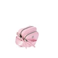 thumbnail image 5 of Madden NYC Women's Nylon Camera Handbag with Charm Keychain, Pink, 5 of 7
