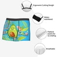 thumbnail image 6 of Balery Avocado Keep Calm Men's Boxer Briefs, Soft and Breathable Cotton Underwear with nylon Waistband-Large, 6 of 9