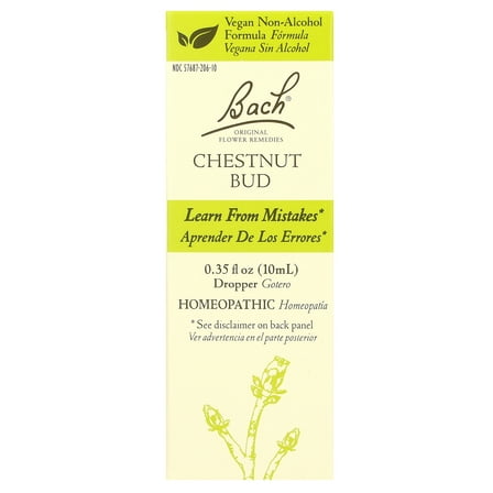 Bach Original Flower Remedies, Chestnut Bud, 0.35 fl oz (10 ml)